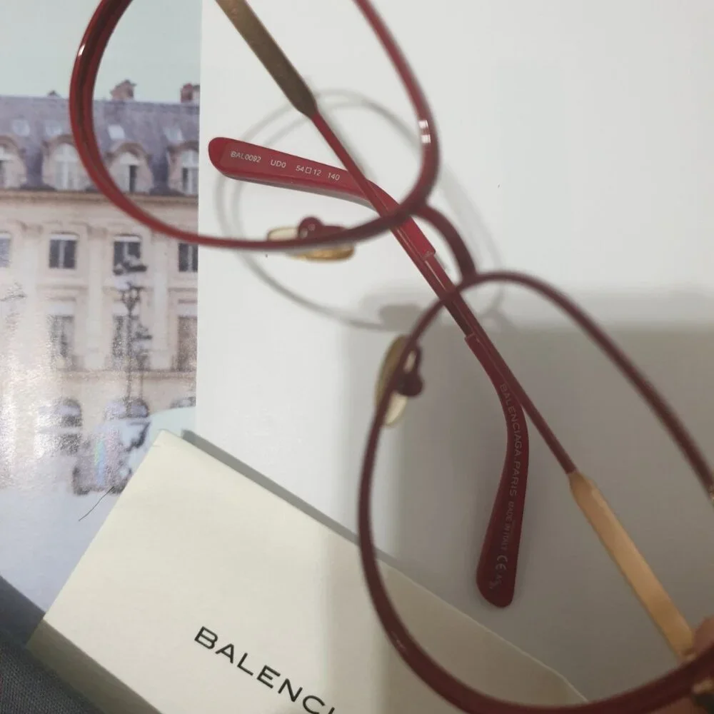 Balenciaga Eyeglasses Optical Frame With Case Women Fashion Formal Accessory
